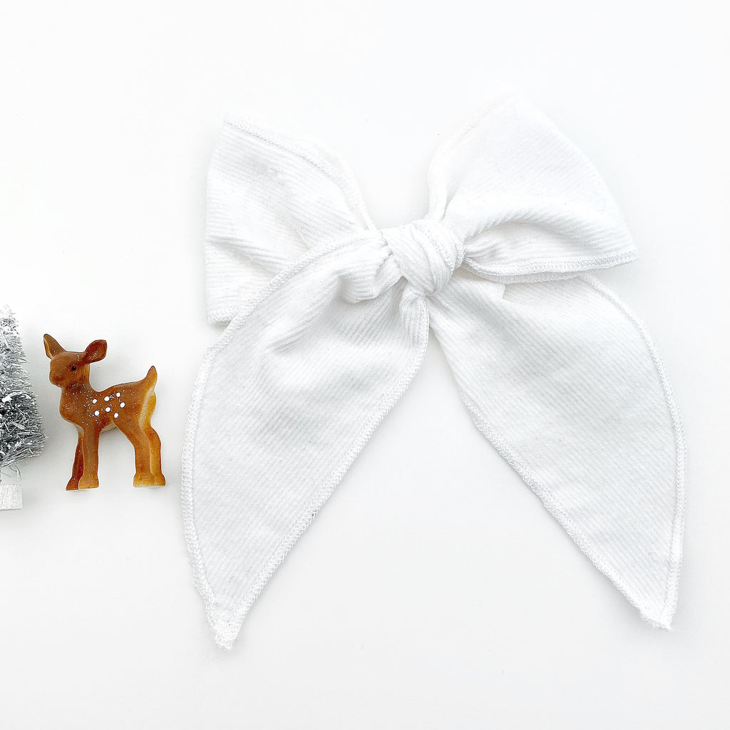 Charlotte Bow - White Corduroy