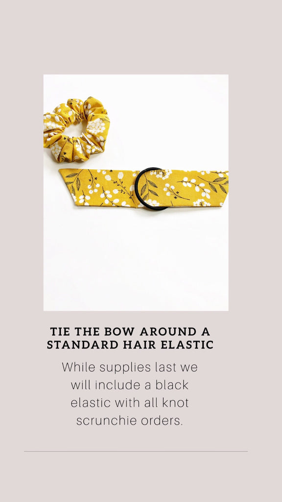 Knot Scrunchies - Tiny Blooms