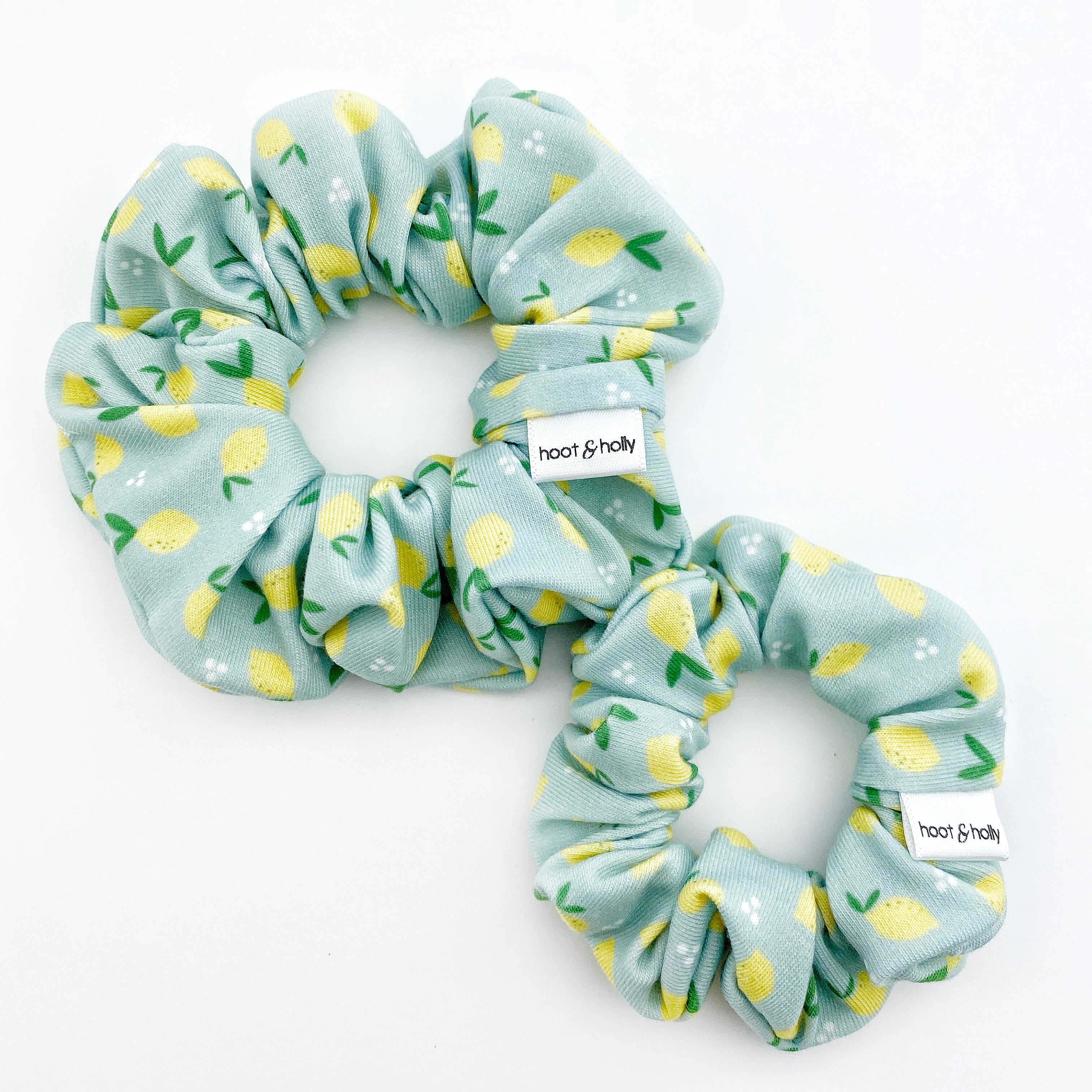 Scrunchies - Lemons - Regular and Mini